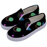 Colartive, Aesthetic, Amoled, Black, Colorful, Desenho Kids  Canvas Slip Ons