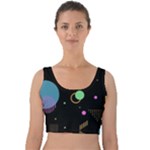 Colartive, Aesthetic, Amoled, Black, Colorful, Desenho Velvet Crop Top