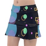 Colartive, Aesthetic, Amoled, Black, Colorful, Desenho Classic Tennis Skirt