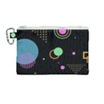 Colartive, Aesthetic, Amoled, Black, Colorful, Desenho Canvas Cosmetic Bag (Medium)