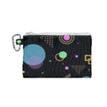 Colartive, Aesthetic, Amoled, Black, Colorful, Desenho Canvas Cosmetic Bag (Small)