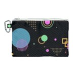 Colartive, Aesthetic, Amoled, Black, Colorful, Desenho Canvas Cosmetic Bag (Large)