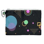 Colartive, Aesthetic, Amoled, Black, Colorful, Desenho Canvas Cosmetic Bag (XL)