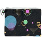 Colartive, Aesthetic, Amoled, Black, Colorful, Desenho Canvas Cosmetic Bag (XXL)