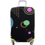 Colartive, Aesthetic, Amoled, Black, Colorful, Desenho Luggage Cover (Large)