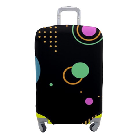 Colartive, Aesthetic, Amoled, Black, Colorful, Desenho Luggage Cover (Small) from ArtsNow.com