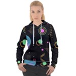 Colartive, Aesthetic, Amoled, Black, Colorful, Desenho Women s Overhead Hoodie