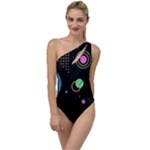 Colartive, Aesthetic, Amoled, Black, Colorful, Desenho To One Side Swimsuit