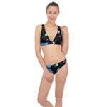 Colartive, Aesthetic, Amoled, Black, Colorful, Desenho Classic Banded Bikini Set 