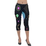 Colartive, Aesthetic, Amoled, Black, Colorful, Desenho Lightweight Velour Capri Leggings 