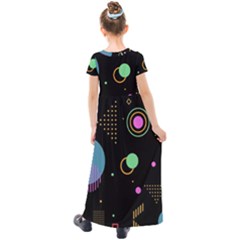 Kids  Short Sleeve Maxi Dress 