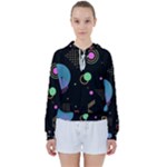 Colartive, Aesthetic, Amoled, Black, Colorful, Desenho Women s Tie Up Sweat