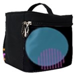 Colartive, Aesthetic, Amoled, Black, Colorful, Desenho Make Up Travel Bag (Small)