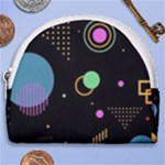 Colartive, Aesthetic, Amoled, Black, Colorful, Desenho Horseshoe Style Canvas Pouch