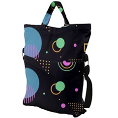 Fold Over Handle Tote Bag 