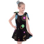 Colartive, Aesthetic, Amoled, Black, Colorful, Desenho Kids  Tie Up Tunic Dress