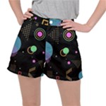 Colartive, Aesthetic, Amoled, Black, Colorful, Desenho Women s Ripstop Shorts