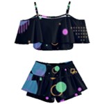 Colartive, Aesthetic, Amoled, Black, Colorful, Desenho Kids  Off Shoulder Skirt Bikini