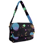 Colartive, Aesthetic, Amoled, Black, Colorful, Desenho Courier Bag