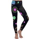 Colartive, Aesthetic, Amoled, Black, Colorful, Desenho Kids  Lightweight Velour Classic Yoga Leggings