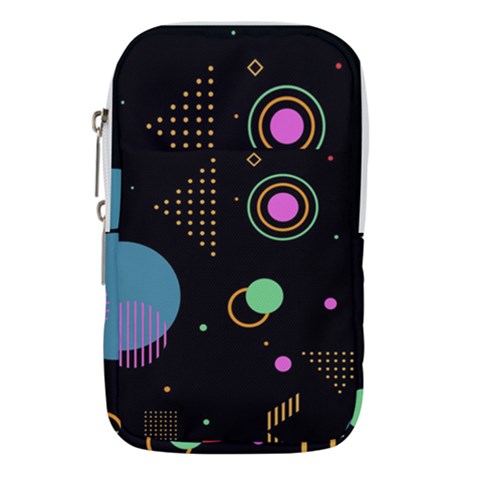 Colartive, Aesthetic, Amoled, Black, Colorful, Desenho Waist Pouch (Small) from ArtsNow.com