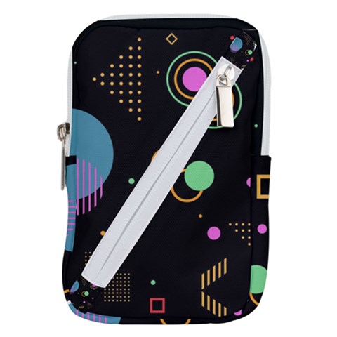 Colartive, Aesthetic, Amoled, Black, Colorful, Desenho Belt Pouch Bag (Small) from ArtsNow.com