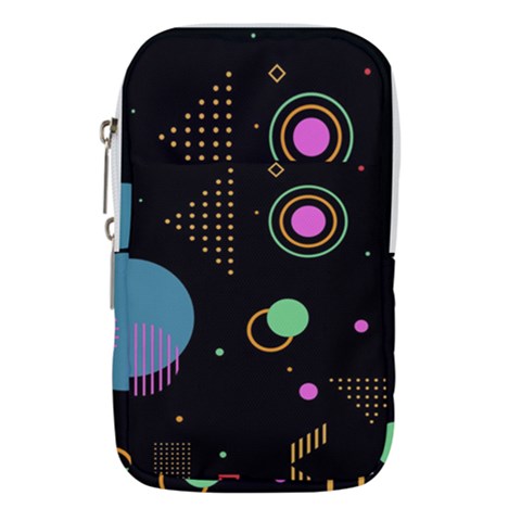 Colartive, Aesthetic, Amoled, Black, Colorful, Desenho Waist Pouch (Large) from ArtsNow.com