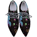 Colartive, Aesthetic, Amoled, Black, Colorful, Desenho Pointed Oxford Shoes