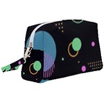 Colartive, Aesthetic, Amoled, Black, Colorful, Desenho Wristlet Pouch Bag (Large)