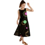 Colartive, Aesthetic, Amoled, Black, Colorful, Desenho Summer Maxi Dress