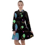 Colartive, Aesthetic, Amoled, Black, Colorful, Desenho All Frills Dress