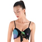 Colartive, Aesthetic, Amoled, Black, Colorful, Desenho Woven Tie Front Bralet