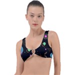 Colartive, Aesthetic, Amoled, Black, Colorful, Desenho Ring Detail Bikini Top