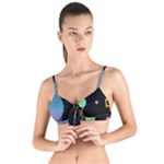 Colartive, Aesthetic, Amoled, Black, Colorful, Desenho Tie Up Cut Bikini Top