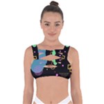 Colartive, Aesthetic, Amoled, Black, Colorful, Desenho Bandaged Up Bikini Top