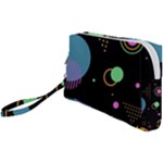 Colartive, Aesthetic, Amoled, Black, Colorful, Desenho Wristlet Pouch Bag (Small)