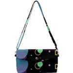 Colartive, Aesthetic, Amoled, Black, Colorful, Desenho Removable Strap Clutch Bag