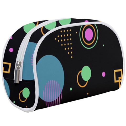 Colartive, Aesthetic, Amoled, Black, Colorful, Desenho Make Up Case (Large) from ArtsNow.com