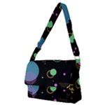 Colartive, Aesthetic, Amoled, Black, Colorful, Desenho Full Print Messenger Bag (M)