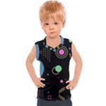 Colartive, Aesthetic, Amoled, Black, Colorful, Desenho Kids  Sport Tank Top