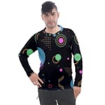 Colartive, Aesthetic, Amoled, Black, Colorful, Desenho Men s Pique Long Sleeve T-Shirt