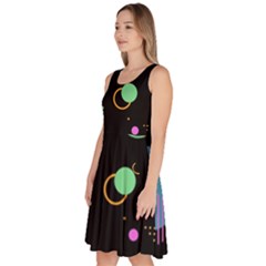 Knee Length Skater Dress With Pockets 