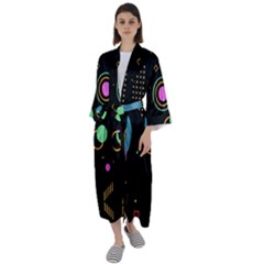 Maxi Satin Kimono 