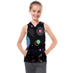 Colartive, Aesthetic, Amoled, Black, Colorful, Desenho Kids  Sleeveless Hoodie