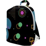 Colartive, Aesthetic, Amoled, Black, Colorful, Desenho Zip Up Backpack