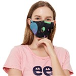 Colartive, Aesthetic, Amoled, Black, Colorful, Desenho Fitted Cloth Face Mask (Adult)