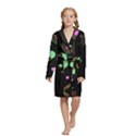 Kids  Long Sleeve Velvet Lounge Robe 