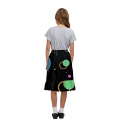 Kids  Ruffle Flared Wrap Midi Skirt 