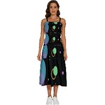 Colartive, Aesthetic, Amoled, Black, Colorful, Desenho Sleeveless Shoulder Straps Boho Dress