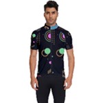 Colartive, Aesthetic, Amoled, Black, Colorful, Desenho Men s Short Sleeve Cycling Jersey